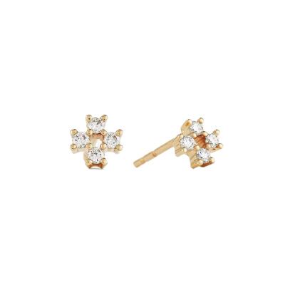 China Mini TRENDY Tasty Stud Earrings For Women 2021 Minimalist Silver Stud Earrings Diamond Stud Earrings for sale