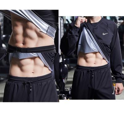 China Slimming Suit Wholesale Speed ​​Up Sweat Running Hot Jacket Silver Weight Loss Fitness Sauna Suits for sale