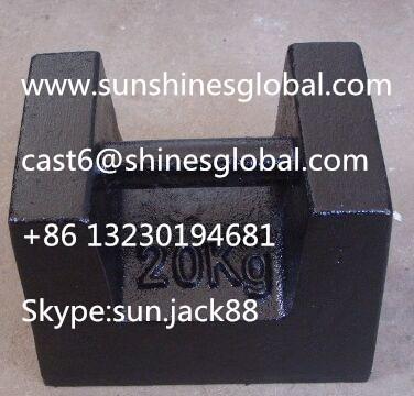 China Cast Iron Test Weights/Balance Counter Weight for sale