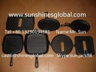 China Cast Iron Frying Pan/Cast Iron Skillet &Grill Pan/Cast Iron Camp Oven for sale