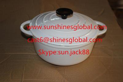 China Enamel Cast Iron Casserole/Cast Iron Enameled Cookware/ Enamel Cooker for sale