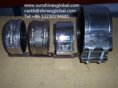 China Stainless Steel Couplings with EPDM Rubber/SML Grip Clamps/Rapid Couplings for sale