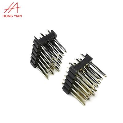 China High Quality Three Row Pin Header 2.0mm Automotive Male Connector B2B Multiple Rows Header for sale