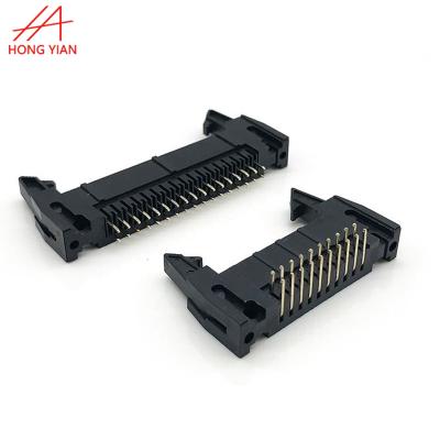 China HYA-OEM Pitch 2.0mm 2.54mm 10Pin 8Pin 20Pin 24 Pin Vertical Ejector Header Short Right Angle Shoulder Power Adapter PCB Connector Ejector 2.54 for sale