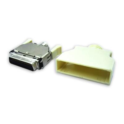 China Plastic PCB Cover Hoods Solder Type 26P SCSI Mini Male Connector Adapter Connector for sale