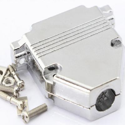 China Automotive DB 25PIN With Shell Metal Cover Connector Long Screw D-SUB D-Sub Covers for sale