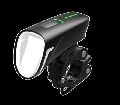 China StVZO Assouvir-Lite Wholesale Price 100lux USB Rechargeable Bike Light StVZO Electric Bike Front Light for sale