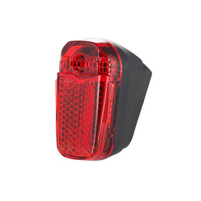 China ABS Assouvir-Lite Ebike Light StVZO CEE Electric Bike Tail Light With ISO 6742-2 Z Reflector Bicycle Rear Lights 6-48V for sale