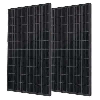 China Half Curtain Wall Semiconductor Device 60 Photovoltaic Hot Cells 310-325W All Black PV Curtain Wall PV Solar Panel for sale