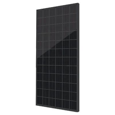 China Curtain Wall OEM ODM Renewable Energy 72 Photovoltaic Cells 375-390W All Portable Black DC Solar Panel for sale