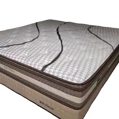 China King Size Double Bed Foldable Gel Natural Latex Memory Foam Mattress Roll Up Pocket Spring Mattress In A Box for sale