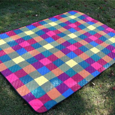 China Family Picnic Wholesales Outdoor Polyester Waterproof Foldable Oxfords Customize Logo /color Picnic Blanket Mat Professional Factory for sale