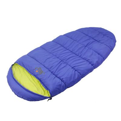 China Pancake Style Travel Camping Oval Egg Shaped Envelope Sleeping Bag for sale