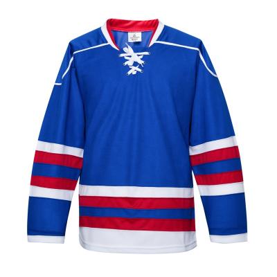 China Antibacterial Wholesale Empty Hockey Jersey Blank Ice Hockey Jersey Custom Hockey Jersey for sale