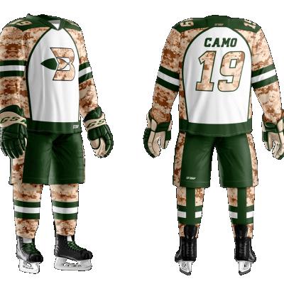 China Antibacterial Hockey Jersey OEM Camouflage Fashion Hockey Jersey Custom Made for sale