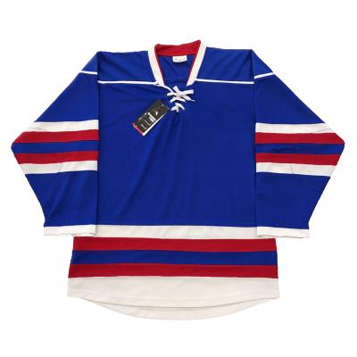 China XP038 100% Professional Polyester White Practice Hockey Jersey Antibacterial for sale