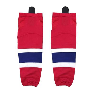 China Breathable Youth Hockey Socks Custom Hockey Socks With Any Name And Number Cheap Ice Hockey Socks for sale