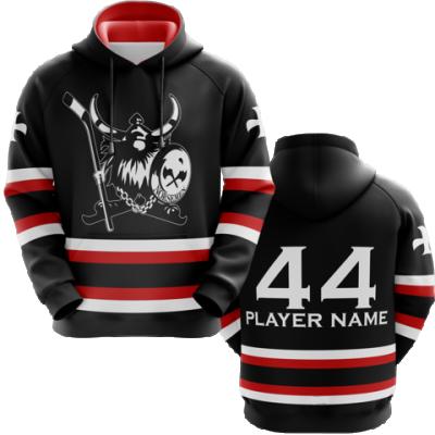 China Custom Hockey Hoodies Sublimated Hockey Hoodie Men Pullover Hockey Hoodie Antibacterial for sale