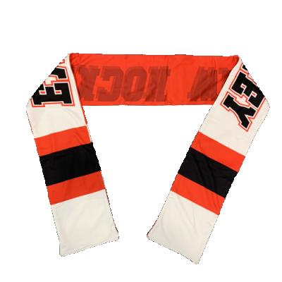 China Custom Made Hockey Scarf Polyester Antibacterial Hockey Scarf Sublimation Hockey Scarf for sale