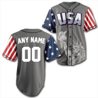 China Breathable Baseball Tank Top Custom Button Up Youth Baseball Tank Top Team Sublimated Baseball Tank Shirts for sale