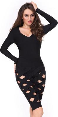 China Professional Long Sleeve Bandage Dress Different Style Available for sale