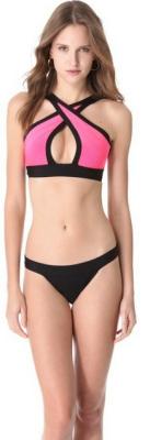 China Two Piece Bandage Style Bikini Swimpoor For Adults Breathable for sale