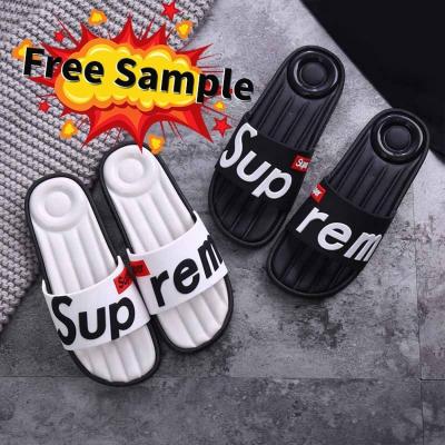 China Wholesale fashion trend slipper custom logo EVA men slip sandal beach summer for sale