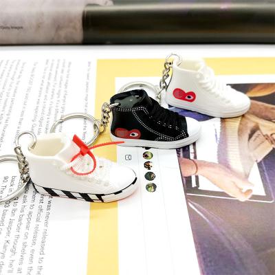 China New Gifts Design 3D Shoes Model Toys Hip-pop Sports Style Main Trainers Chain OUCH White And Reverse Sneaker Shoes for sale