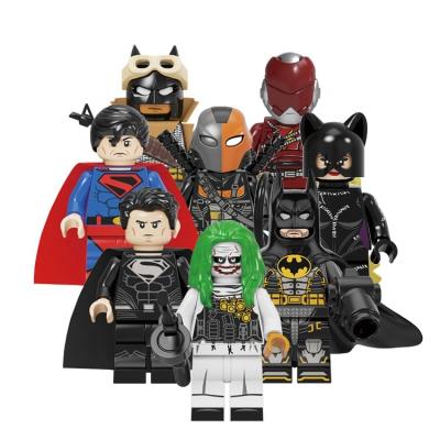 China DIY TOY Hot Sale KF6136 DC Universe Building Blocks Anime Superhero Flashman Catwomen Justice League Comic Batguy Action Number Minifig for sale