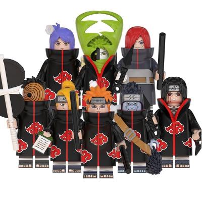 China DIY TOY Factory Price WM6106 Anime uchiha itachi hoshigaki kisame zetsu madara mini figure compatible minifigure building block set for sale