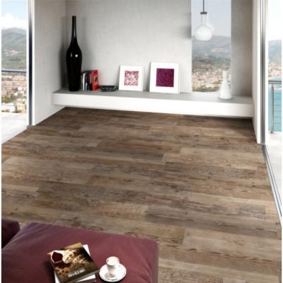 China Wood Design Industrial Plastic Flooring For Home Commercial Decoration for sale