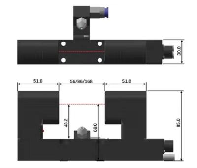 China High precision laser sensor tool auto sensor measurement/positioning for sale