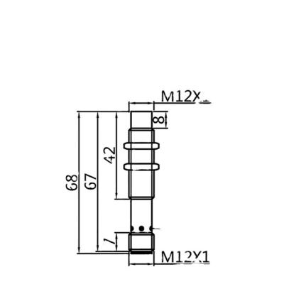 China Plug-in Proximity Sensors M12 DC-3wire 0.2ms IP67 Proximity Switch Inductive Proximity Sensor for sale