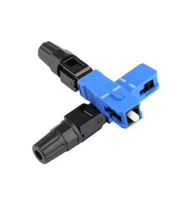 China Quick Assembling FTTH Drop Cable Field Assembly Connector 3.0mm SC UPC FTTH Kit for sale