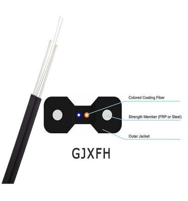 China FTTH FTTB FTTX Network Single Mode g657a2 Indoor SM g652D 2 4 6 Outdoor 12 Core Fiber Optic ftth Interfaces Cable 1 Core for sale