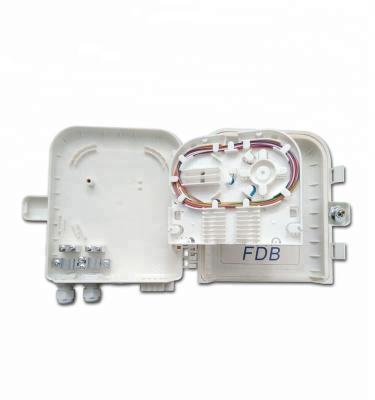 China FTTH FTTB FTTX Network 8 FDB/ATB/FTB Splitter Distribution Box High Quality Left Junction Box for sale