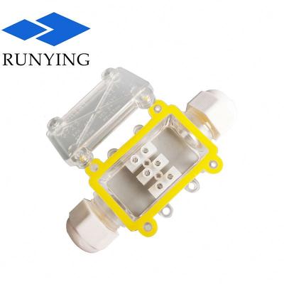 China ip68 cable electrical outlet box application indoor/outdoor waterproof nylon pc sealed junction box for sale