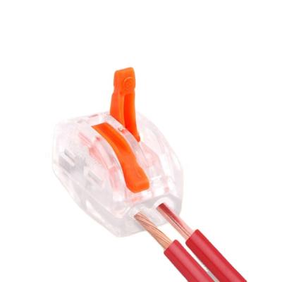 China WIRE 2/3/5 Pin Quick Connector Flattening Lug Block Wire Connector Wholesale Transparent Quick Type TB for sale