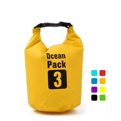 China Outdoor Sports Waterproof Bag 2/3/5/10/15/20/30L 500D PVC Custom Logo Printing Ocean Waterproof Bag, Ocean Pack Dry Bag for sale