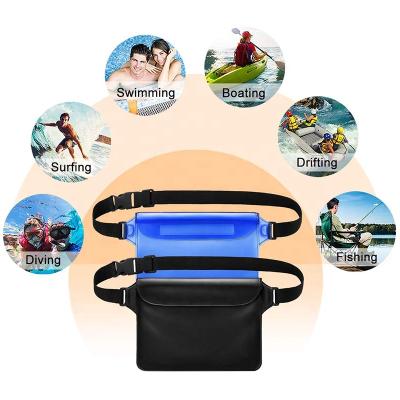 China Non-Toxic/Eco-friendly/Waterproof PVC Mobile Phone Waist Dry Bag Beach Phone Swimming Accessory Dry Bag for sale