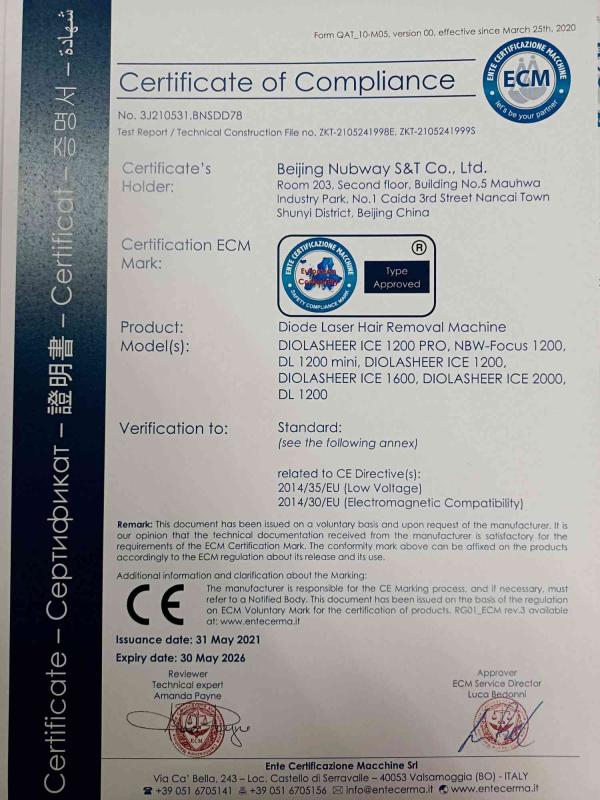 CE - Beijing Nubway S& T Co., Ltd.