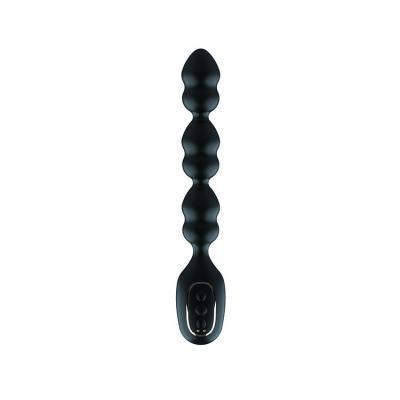 China Triple vibration for anal and prostate Rechargeable Triple Anal Plug Butt Beads Silicone Anal Beads for sale