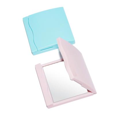 China Double Sided Pocket Mirror Makeup Mirror For Purse , Portable Makeup Mirror For Women for sale