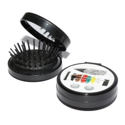 China Mini Folding Sewing Box with Mirror and Brush, Pocket Sewing Tool Kit, Promotional Gifts GW2111 for sale