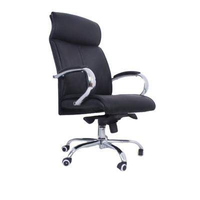 China LOW(Height)Modern Design Adjustable Swivel PU Office Best Selling Black Leather Classic Leather Chairs for sale