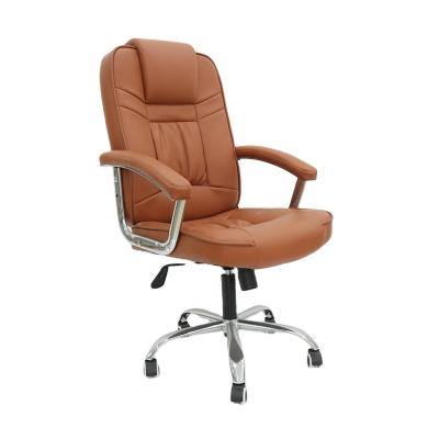 China Good Quality (Height)Adjustable Ergonomic Relinable Director Strong Luxury Design Swivel Home Office Chair Modern Executive Leather for sale