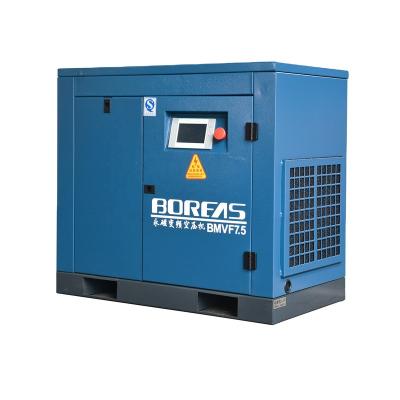 China OIL-LESS AC 55kw 22kw 37kw P.M. VSD rotary type screw kompressor air compressor machine 37kw price in China for sale