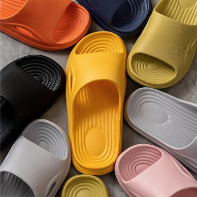 China Colorful C&Y PVC Deodorant Sweat-absorbent Slippers Slips Custom Logo Fiasco Unisex Beach Summer Flip Men Women Slippers for sale