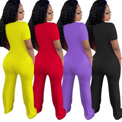 China 2021 new arrivals QUICK DRY drop sets women ribbed jumpsuit ladies long sleeve overall bodycon dress women casual women for sale