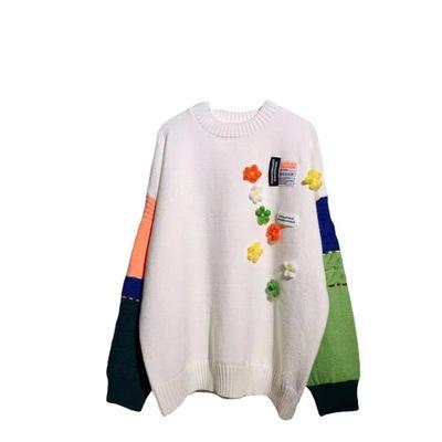 China Retro Breathable Knitting Women's Sweaters Niche Tops 2021 New Wholesale Women's Tops Tracksuit Sweater for sale